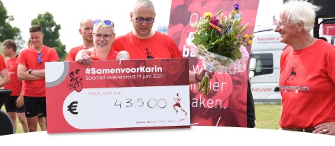 Heuver haalt € 43.500,- op tijdens #SamenvoorKarin