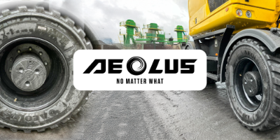Aeolus brengt complete range banden voor mobiele graafmachines op de markt